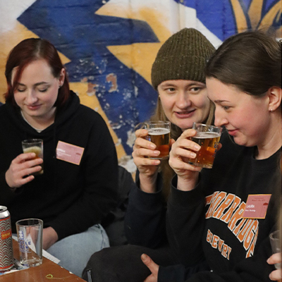 IWCBD2 Illustrated image of people showing confusion while looking at a big bottle of Mexican Lager.